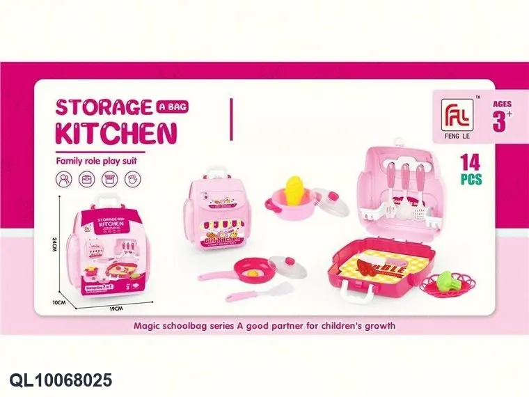 Play House Simulation Tableware (play house toys) Wrap Card wholesale from Qili Toys