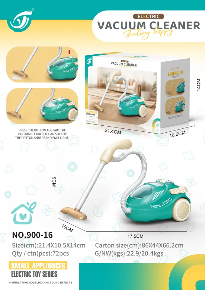 Playhouse Electric Vacuum Cleaner Sealed Box wholesale from Qili Toys
