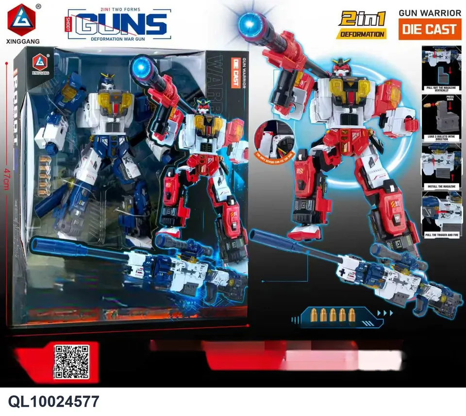 Restructured Transformation Gun Window Box wholesale from Qili Toys