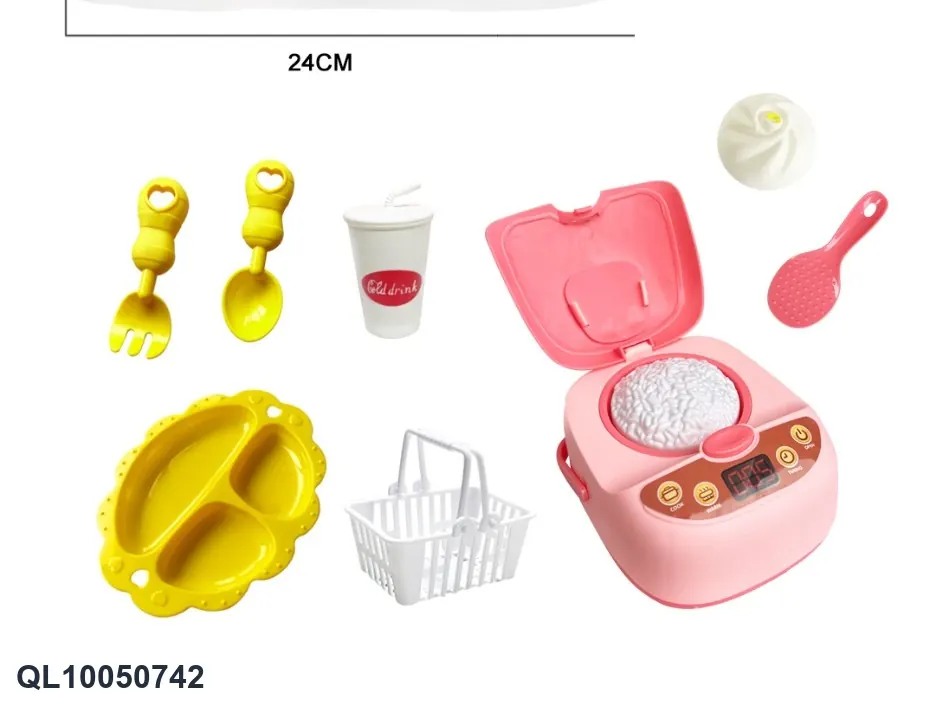Rice Cooker Tableware Play House PVC Header Bag wholesale from Qili Toys