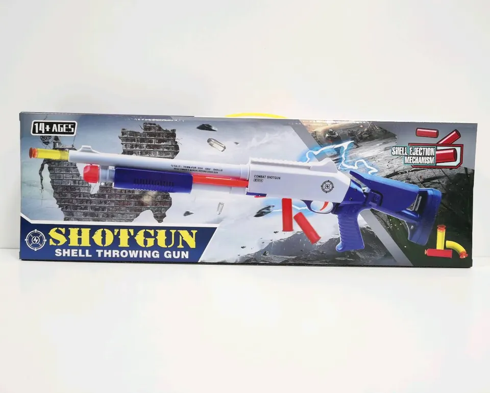 Rifle Shell Ejection Gun Soft Bullet Gun Sealed Box wholesale from Qili Toys