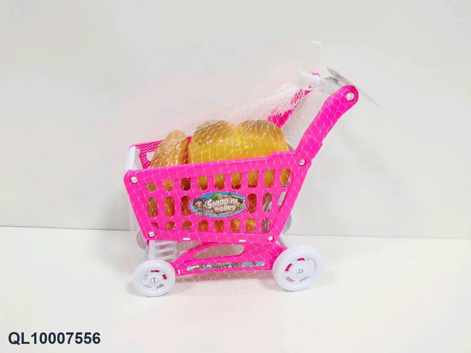 Shopping Cart With Bread Mesh Bag wholesale from Qili Toys