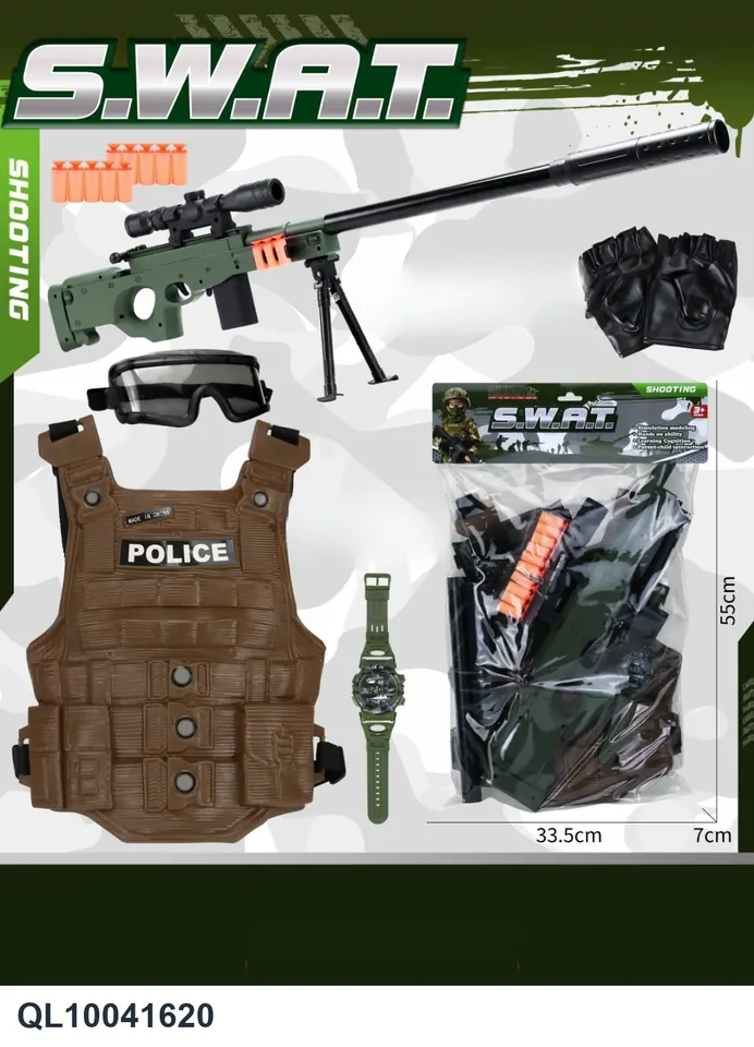 Simulation Police Cover-5 Piece Set Header Bag wholesale from Qili Toys