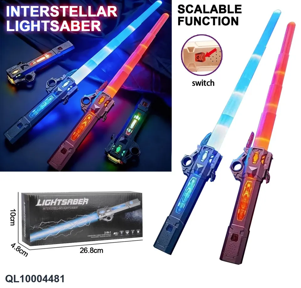 Single-Head Battle Sword (rechargeable version with built-in battery) Color Box wholesale from Qili Toys