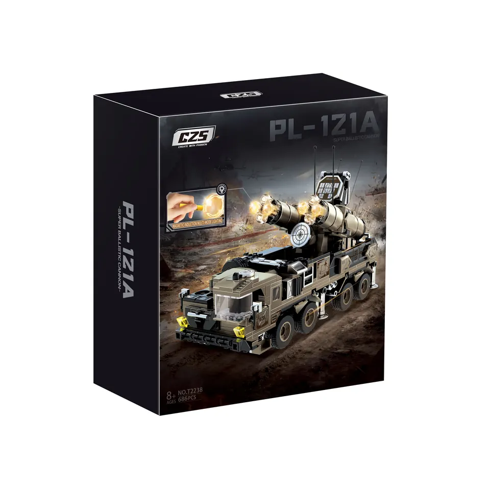 Super Ballistic Artillery (with magnetic light) Color Box wholesale from Qili Toys