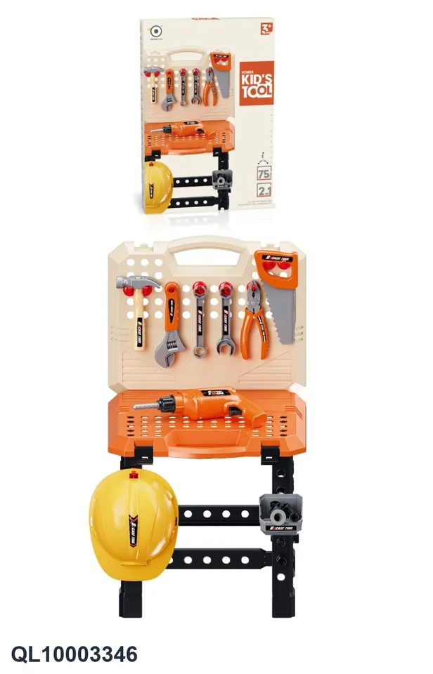 Tool Operating Table (90pcs) Color Box wholesale from Qili Toys