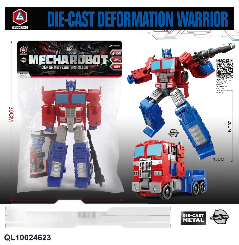 Transformation Alliance (animated version of qingtian) (alloy version) PVC Header Bag wholesale from Qili Toys
