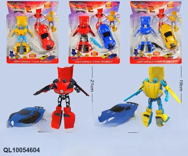 Transforming Robot Blister Board wholesale from Qili Toys