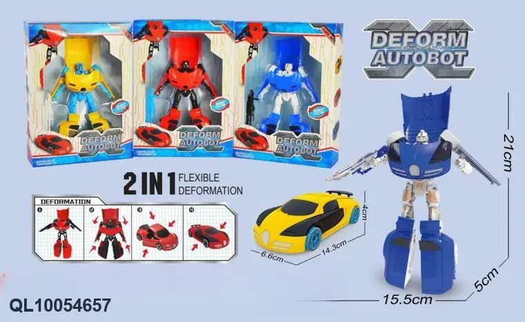 Transforming Robot Window Box wholesale from Qili Toys