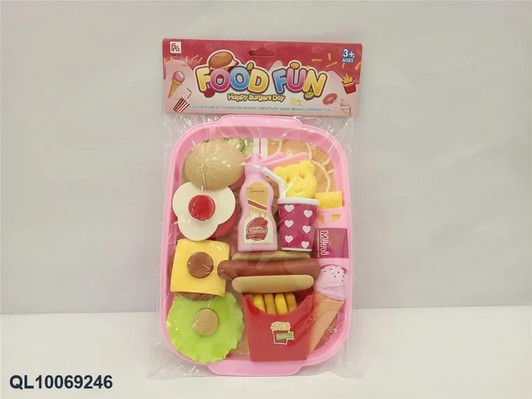 (gcc, assembled burger combo 26pcs) PVC Header Bag wholesale from Qili Toys