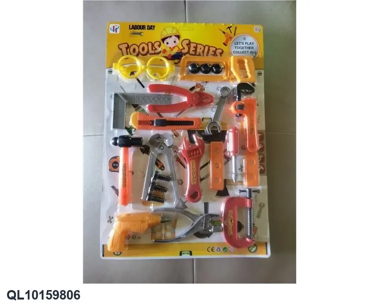(gcc, tool set, simulation tool series, repair tools, pretend play tools, toys, cpc) Blister Board wholesale from Qili Toys