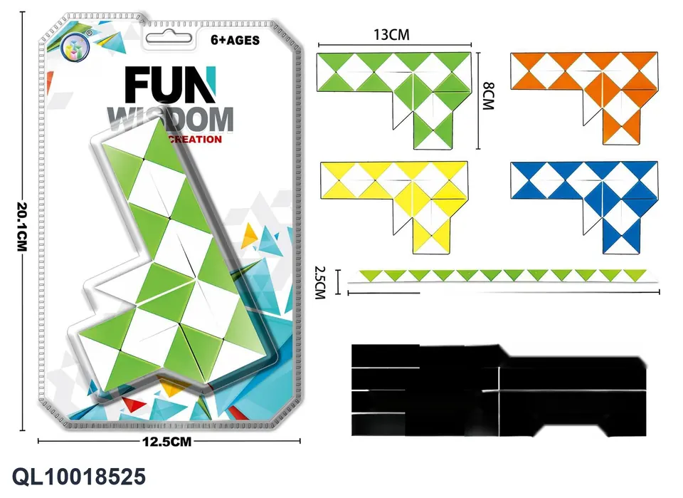 2-Color Magic Ruler Pistol Type High-Frequency/Double Blister wholesale from Qili Toys