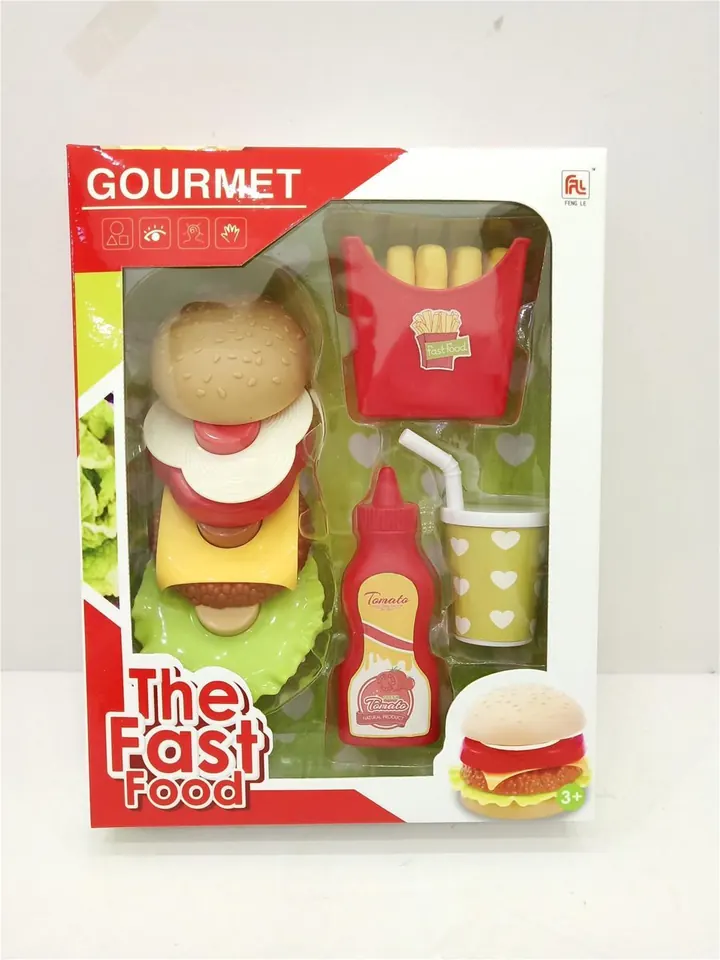 Assembled Burger Combo Window Box wholesale from Qili Toys