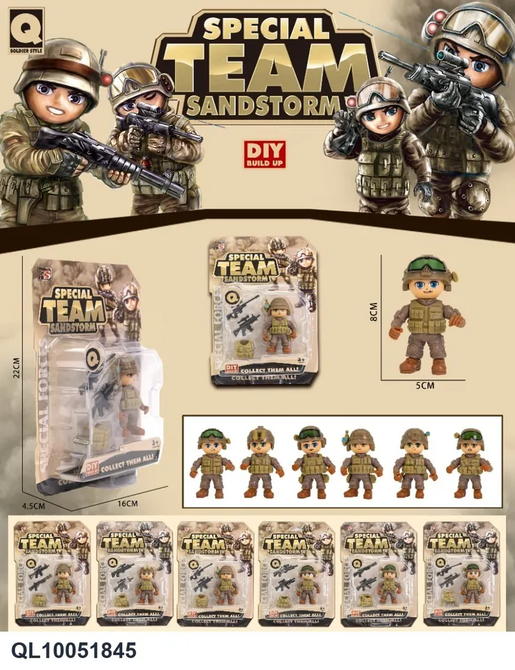 Assembling Special Forces High-Frequency/Double Blister wholesale from Qili Toys