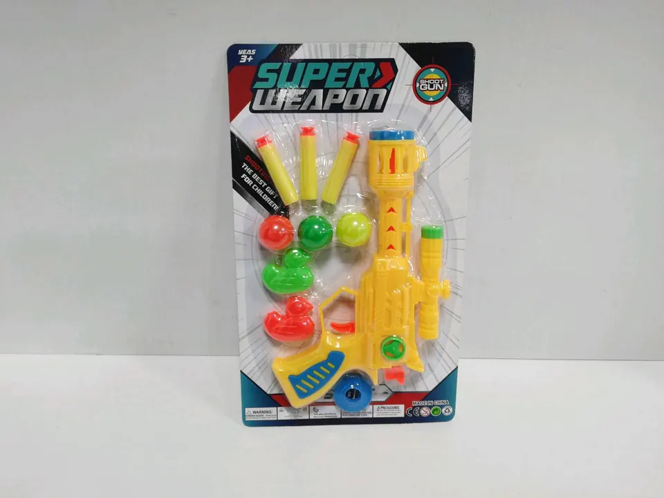 Ball Gun (four colors mixed) Blister Board wholesale from Qili Toys