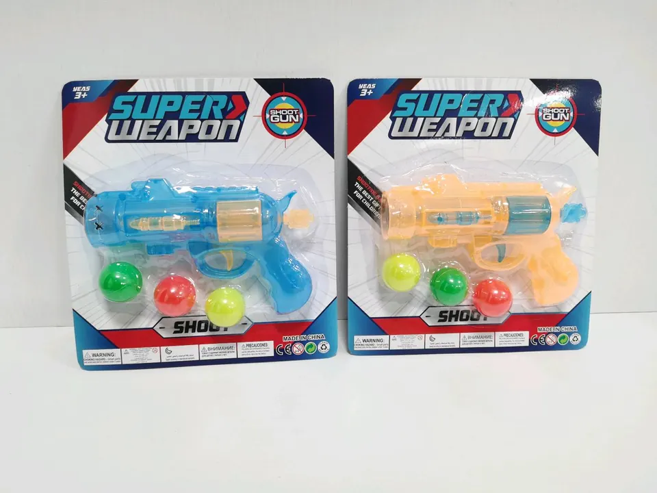 Ball Gun (two colors mixed) Blister Board wholesale from Qili Toys