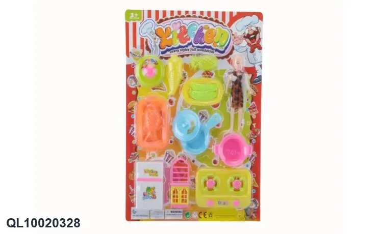 Beautiful Girl Tableware Blister Board wholesale from Qili Toys