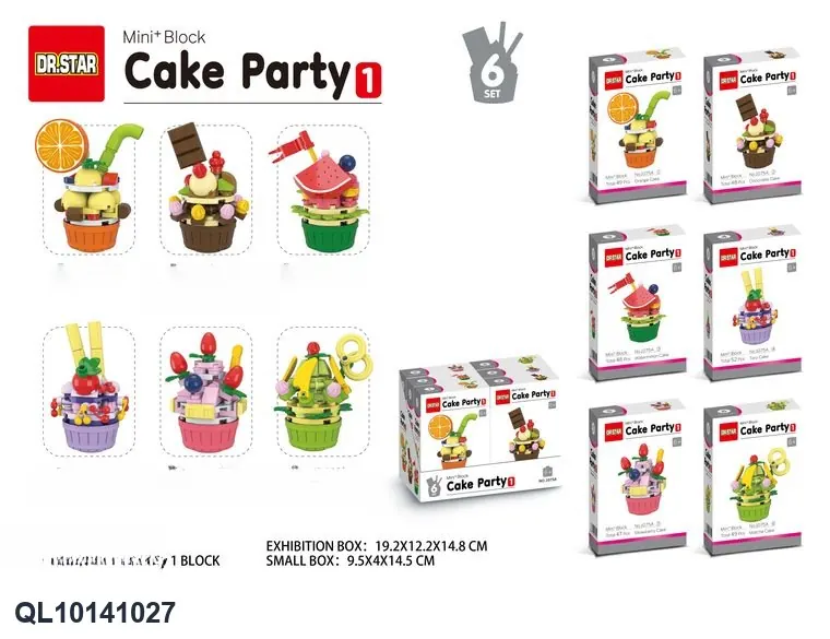 Cake Party 1 At I-Shin Gift Box + Display Case wholesale from Qili Toys