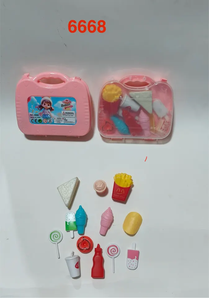 Dessert Fast Food Set Play House Storage Box Storage Box wholesale from Qili Toys