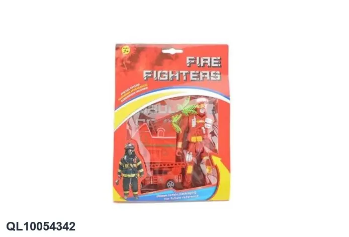 Firefighter Figure Set Hang Card wholesale from Qili Toys