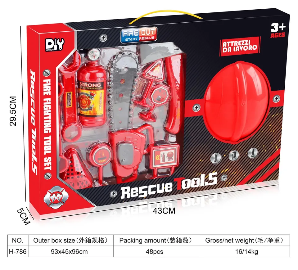 Firefighting Tools Window Box wholesale from Qili Toys