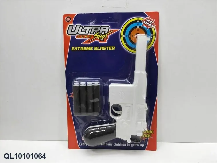 Foam Dart Blaster (blue) Blister Board wholesale from Qili Toys