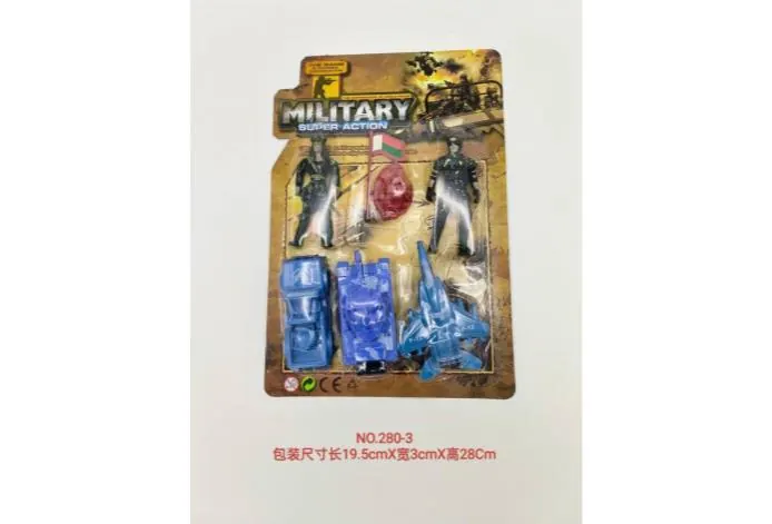 Military Soldier Blister Board wholesale from Qili Toys
