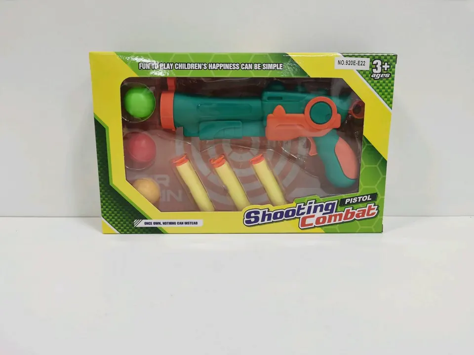 Ping Pong Soft Bullet Dual Purpose Gun Window Box wholesale from Qili Toys