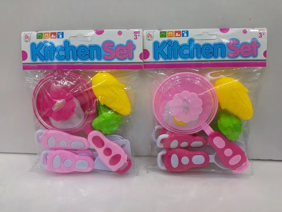 Playhouse Tableware Set (playhouse toys) PVC Header Bag wholesale from Qili Toys