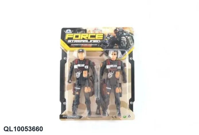 Police Figure Set Blister Board wholesale from Qili Toys