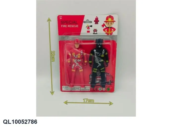 Police Soldier Fireman Blister Board wholesale from Qili Toys