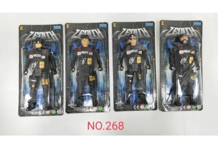 Police Soldier Blister Board wholesale from Qili Toys