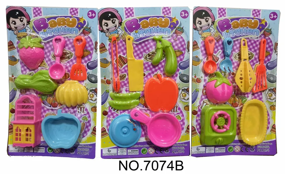 Pretend Play Tableware Set Blister Board wholesale from Qili Toys