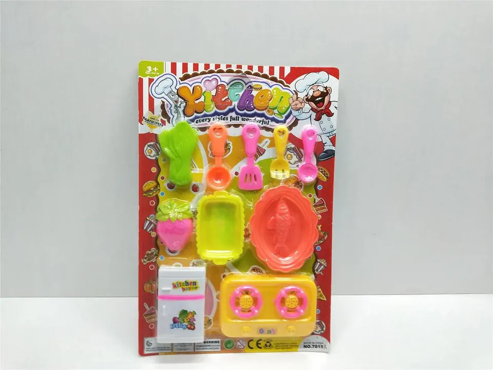 Pretend Play Tableware Set Blister Board wholesale from Qili Toys