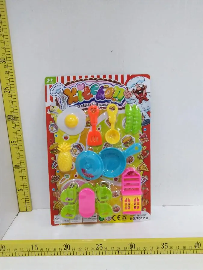 Pretend Play Tableware Set Blister Board wholesale from Qili Toys