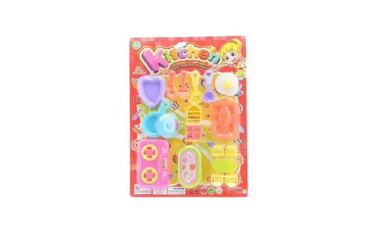 Pretend Play Tableware Set Blister Board wholesale from Qili Toys