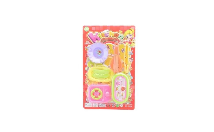 Pretend Play Tableware Set Blister Board wholesale from Qili Toys