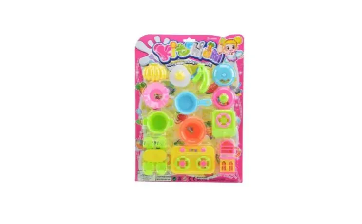 Pretend Play Tableware Set Blister Board wholesale from Qili Toys