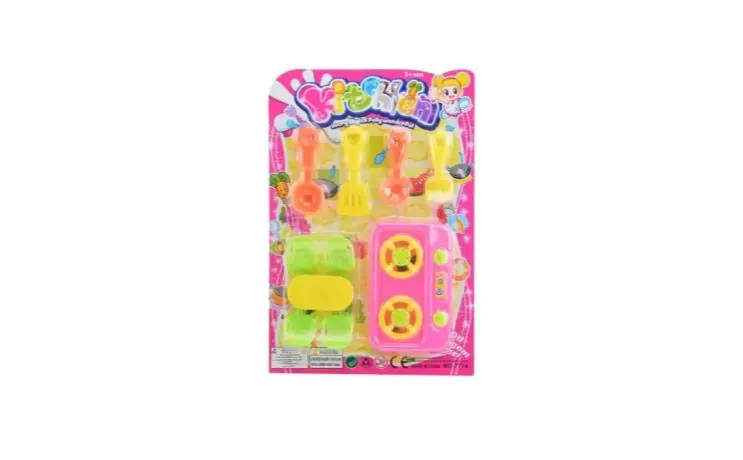 Pretend Play Tableware Set Blister Board wholesale from Qili Toys