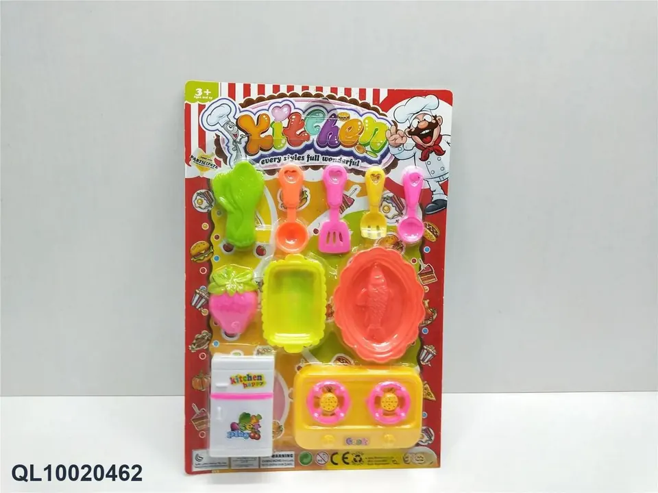 Pretend Play Tableware Set Blister Board wholesale from Qili Toys