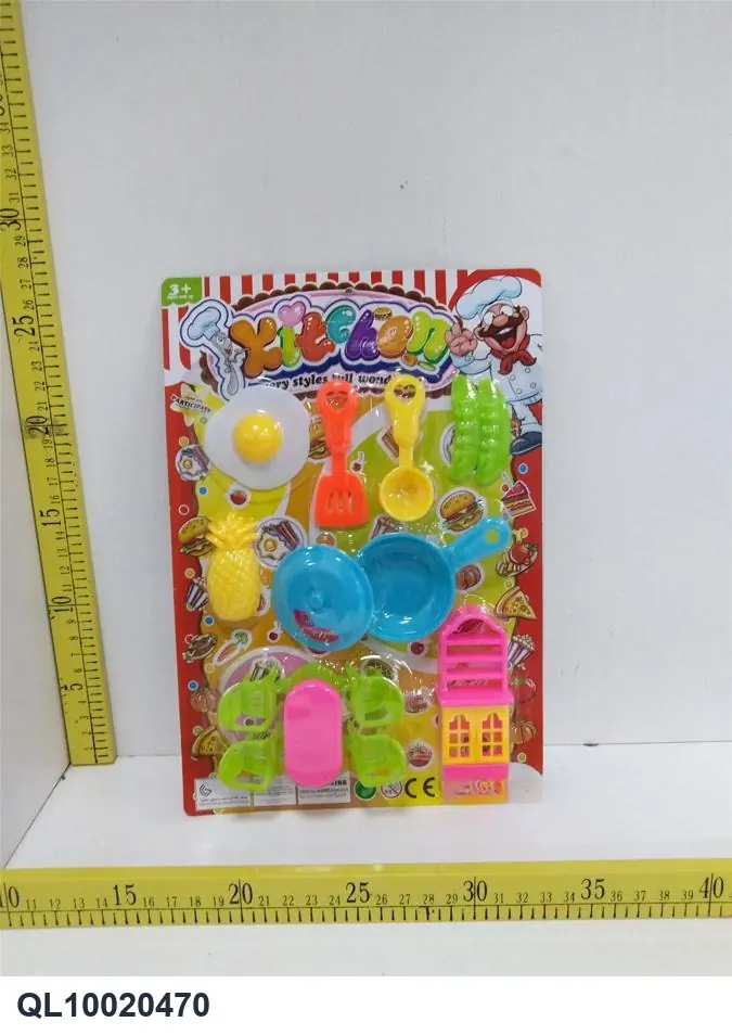 Pretend Play Tableware Set Blister Board wholesale from Qili Toys
