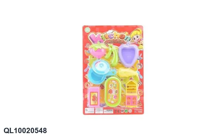 Pretend Play Tableware Set Blister Board wholesale from Qili Toys