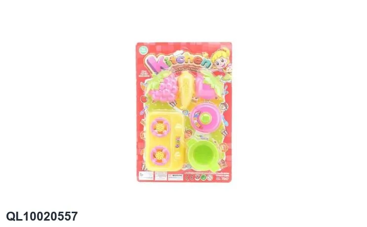 Pretend Play Tableware Set Blister Board wholesale from Qili Toys