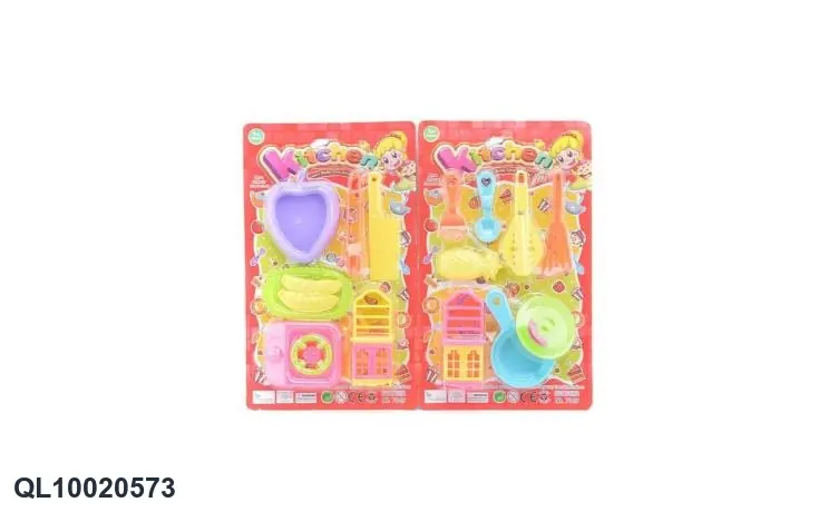 Pretend Play Tableware Set Blister Board wholesale from Qili Toys