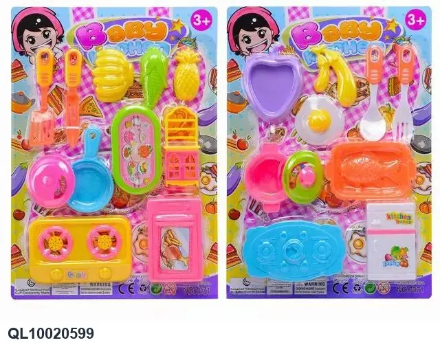 Pretend Play Tableware Set Blister Board wholesale from Qili Toys