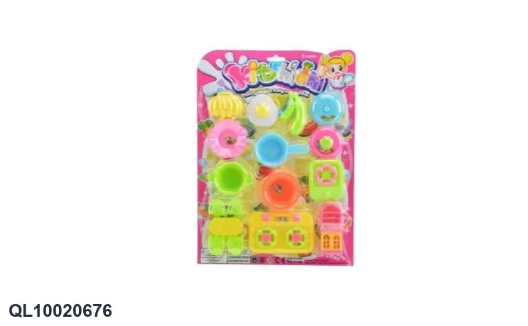 Pretend Play Tableware Set Blister Board wholesale from Qili Toys