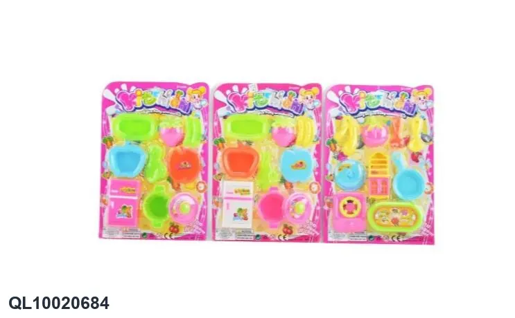 Pretend Play Tableware Set Blister Board wholesale from Qili Toys