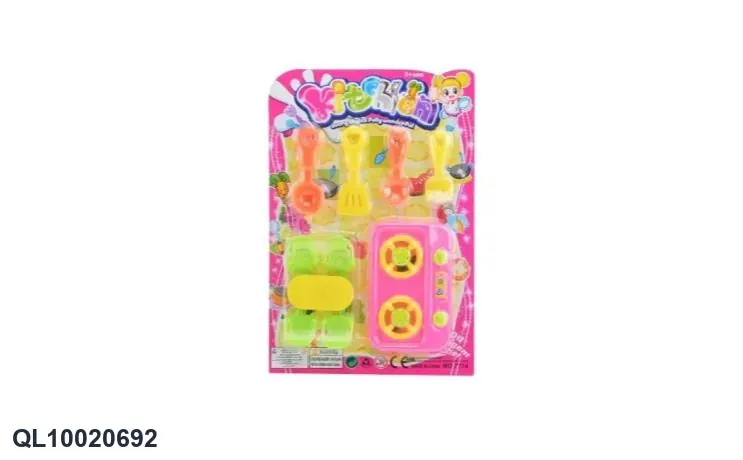 Pretend Play Tableware Set Blister Board wholesale from Qili Toys