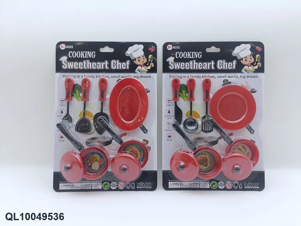 Pretend Play Tableware Set Blister Board wholesale from Qili Toys