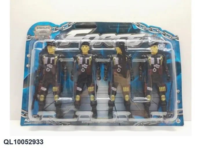 SWAT Soldier 4 Pack Blister Board wholesale from Qili Toys